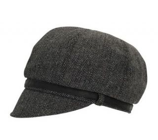 San Diego Hat Co. Womens Belted Newsboy Cap —