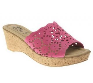 Spring Step Style Devotion Leather Slide Sandals —