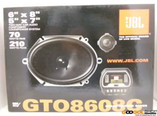 JBL GTO8608C 6x8 5x7 2 Way Crossover Component Audio Car Speaker