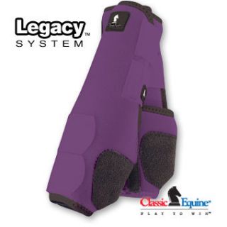  CLS100 PRM Legacy Protective Purple Boots Front