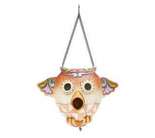 Jim Shore Heartwood Creek 8 1/4Whimsical Owl Birdhouse —