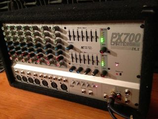 Crate PX 700 DLX 7 channel powered mixer + built in FX reverb delay