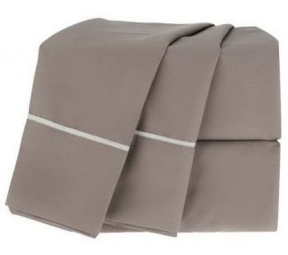 angeloHome Peached Queen Size Sheet Set with Piping   H195549