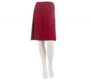 George Simonton Crystal Knit Split Skirt —