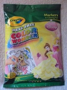 Crayola Disney Princess Color Wonder Kit Mess Free New