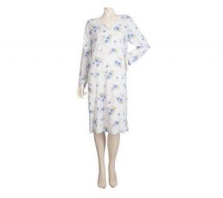 Carole Hochman Kentile Roses 100% Cotton Jersey Sleepshirt