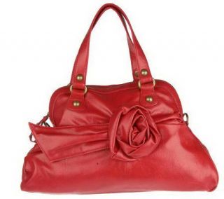 Jessica Simpson Runway Rose Dome Satchel with Removable Strap