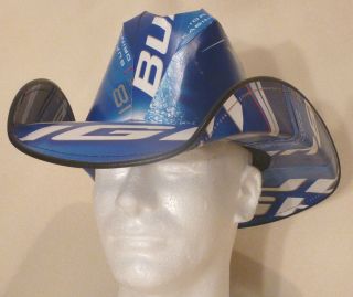 Cowboy Hat Made From Recycled Bud Light Beer Boxes Party Nascar Frat