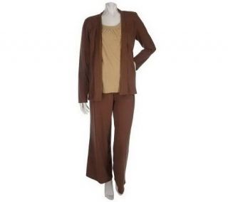 As Is Anybody 3 pc Open Cardigan Lounge Set —