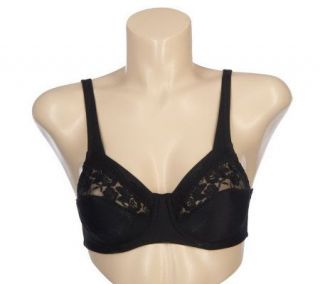 Barely Breezies Embroidered Lace Elegance Support Bra with UltimAir 