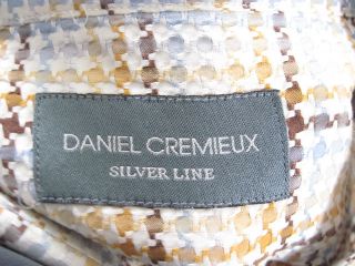 you are bidding on a daniel cremieux men s houndstooth dress shirt in