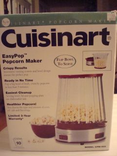 Cuisinart Easy Pop Red Popcorn Maker Air Popper CPM 900 Mint in Box