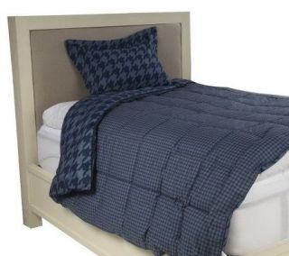 Liz Claiborne New York Houndstooth TW Blanket and Sham Set —