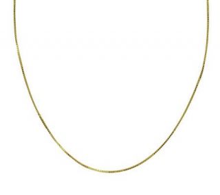 EternaGold 18 Solid Box Chain Necklace14K Gold1.9g   J106193