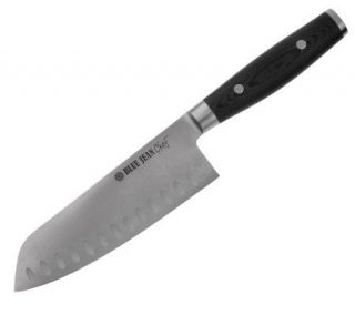 Blue Jean Chef 7 Kyotsu Knife with Micarta Denim Handle —