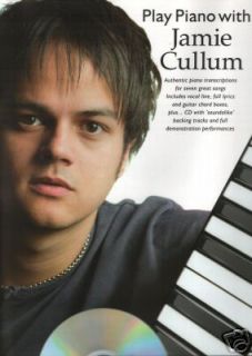 Play Piano with Jamie Cullum Sheet Music Book CD New