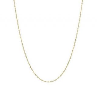 EternaGold 18 Diamond Cut Perfectina Necklace 14K Gold, 1.1g