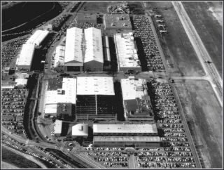 Photo Aerial Howard Hughes Aircraft Culver City Plant