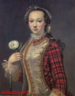 Classic Painting Portrait of Jacobite Lady Correction