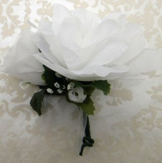  CORSAGE Artificial Silk Wedding Flowers Prom Party Mother Corsages