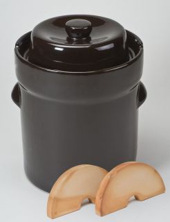 Miracle Fermenting Crock Pot sauerkraut Schmitt Gairtopf 10 L ME3210