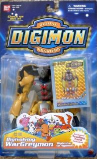 Bandai 1999 Digivolving Wargreymon Digimon Figures New