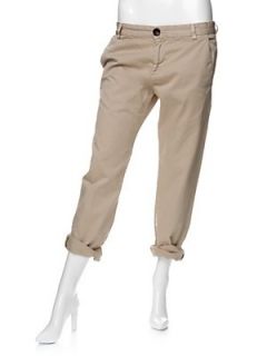 Current Elliott Beige `Khaki Captain Trouser` Chino Pants Jeans 24 XS