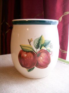 Casuals Apple Motif Kitchen Utensil Holder Made in China