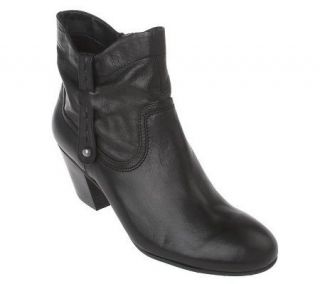 Tignanello Leather Ankle Boots with Strap Detail —