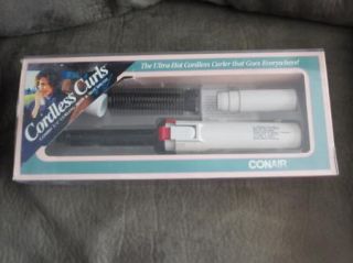  Curl Curling Iron Hot Brush w 4 Thermacell Butane Cartridges