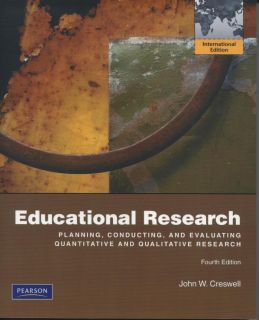 Educational Research Planning Conducting 4E Creswell