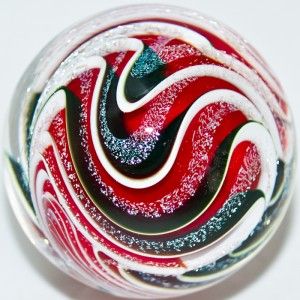 Marble Drew Fritts LTD Edition XMas Marble 2009