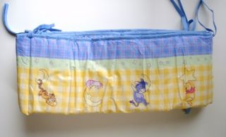Crown Crafts Pooh Bumper Crib Nursery Baby Yellow Girl