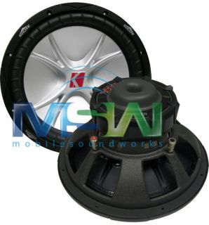 Kicker® CVR124 (07CVR124) 12 Dual 4 ohm CompVR Series Car Subwoofer