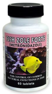 fish zole forte 500mg 60 count protect your fish from common bacterial