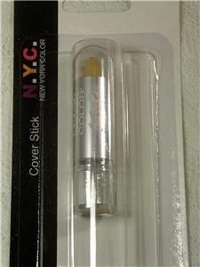 new york color cover stick concealer yellow 784a