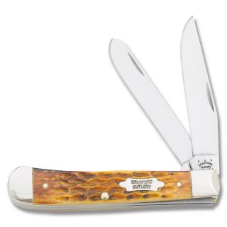 Case® Bradford Cutlery Heritage Jigged Goldenrod Bone Trapper