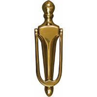 National 6 1 2 inch Polished Solid Brass Door Knocker