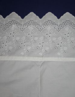 Court of Versailles Campagne Queen Sheet Set White Lace