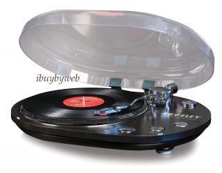 Crosley CR6004A Oval USB Turntable LP to PC Record Play