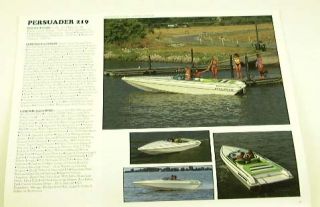 1992 92 Checkmate Boat Brochure Convincor Persuader Pulse Starflite