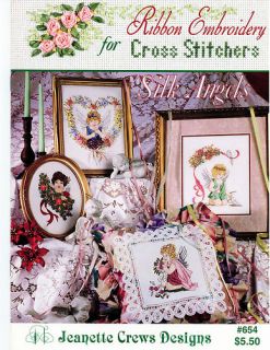 Cross Stitch Ribbon Embroidery Silk Angels