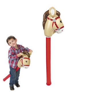 Inflatable Stick Horse Rodeo Western Cowboy Cowgirl Favors Roping