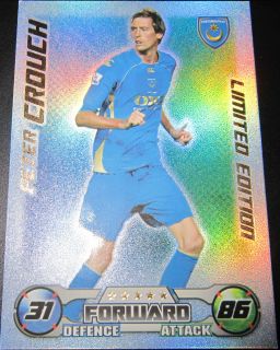 Match Attax 2008 2009 Limited Edition Peter Crouch