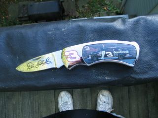 Dale Earnhardt SR NASCAR Collectible Pocket Knife Lockblade