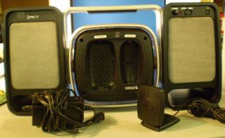  Sirius Satellite Radio Portable Boombox w/ CD Player & AM/FM Tuner
