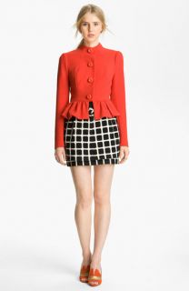 Tracy Reese Couture Cloth Peplum Jacket