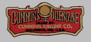 Cummins Engine Co Logo Emblem Embroidered Shirt Jacket Patch Dodge Ram