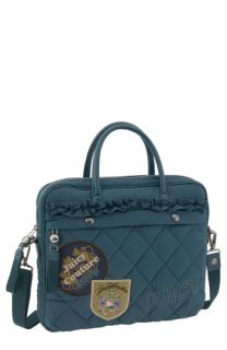 Juicy Couture Quilted Laptop Sleeve with Removable Shoulder Strap