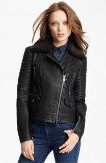 Burberry Brit Lambskin Leather Jacket